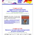 Interdisciplinarietà  – Lezioni aperte per gli Insegnamenti universitari di: Storia culturale – Storia delle relazioni internazionali – Ermeneutica filosofica – Letteratura e critica di genere – Didattica del greco (docenti di AbCD: Claudia Villani, Tiziana Drago, Annalisa Caputo)