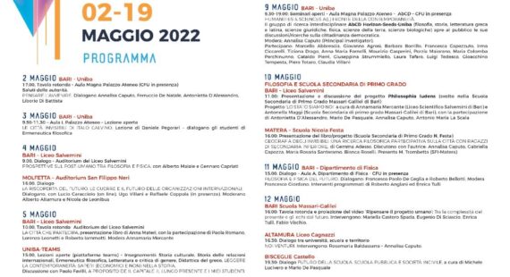 Avvenire – Filosofia in comune: dialoghi fra università, scuola e territorio.