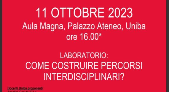 Laboratorio: come costruire percorsi interdisciplinari?