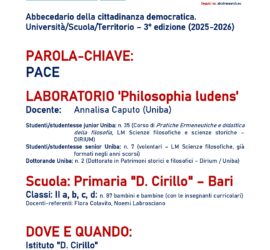 Laboratorio “Philosophia ludens” – Pace