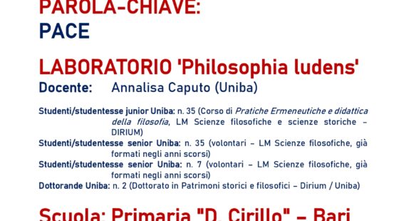 Laboratorio “Philosophia ludens” – (Pace)