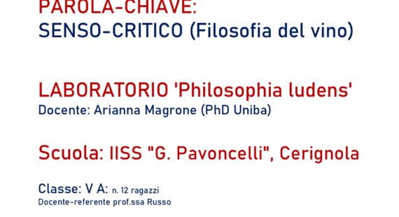 Laboratorio “Philosophia ludens” – (Narrazioni)